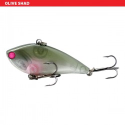 Sensation Micro Series Blade Lipless Olive Shad  5/32oz 1 1/2in 