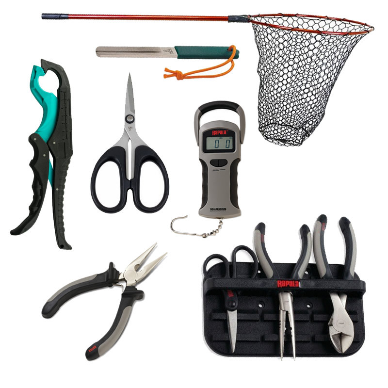 Fishing Tools, Knives, Pliers, Cutters, Nets