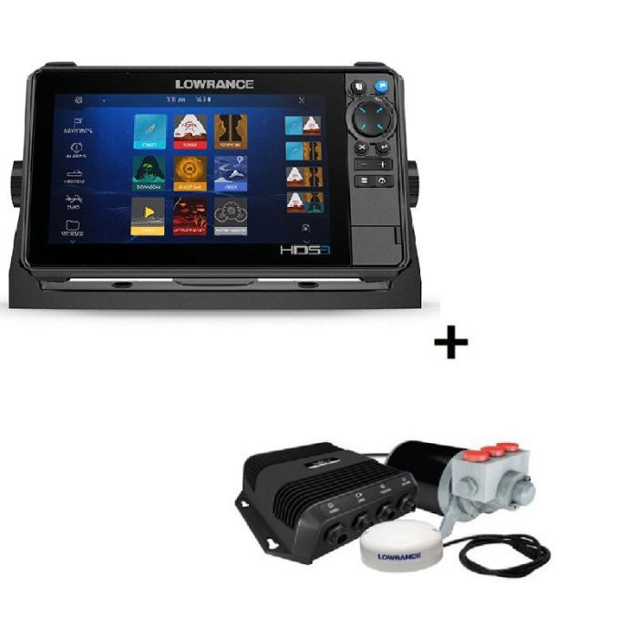 Lowrance HDS Chartplotter Combos with OUTBOARD AUTOPILOT BUNDLE OFFERS