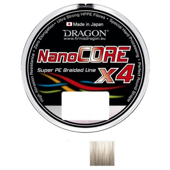 Dragon NanoCore Grey Braid 4x 270m