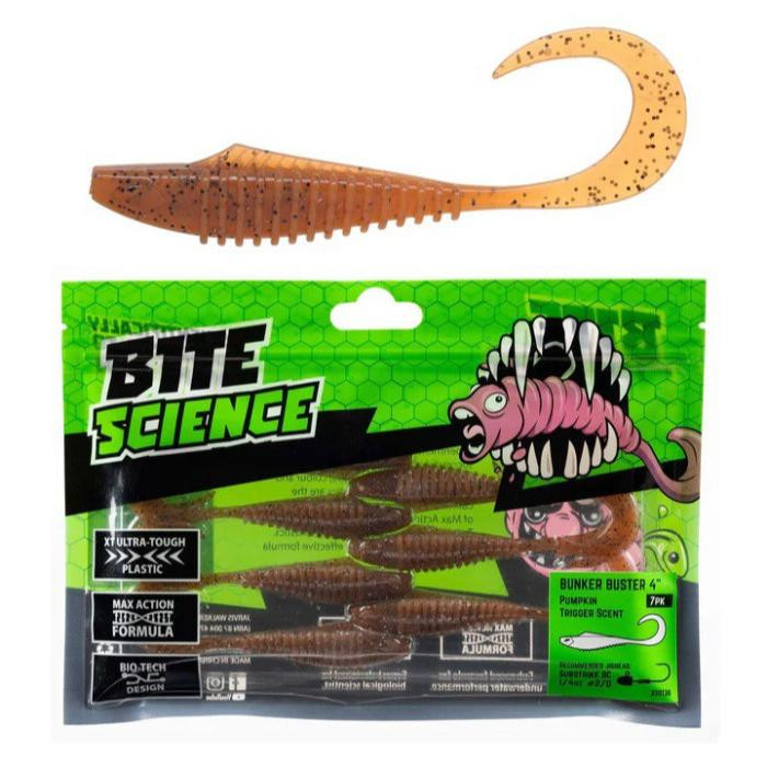 Bite Science Bunker Buster 3in & 4in & 6in G tail Minnow