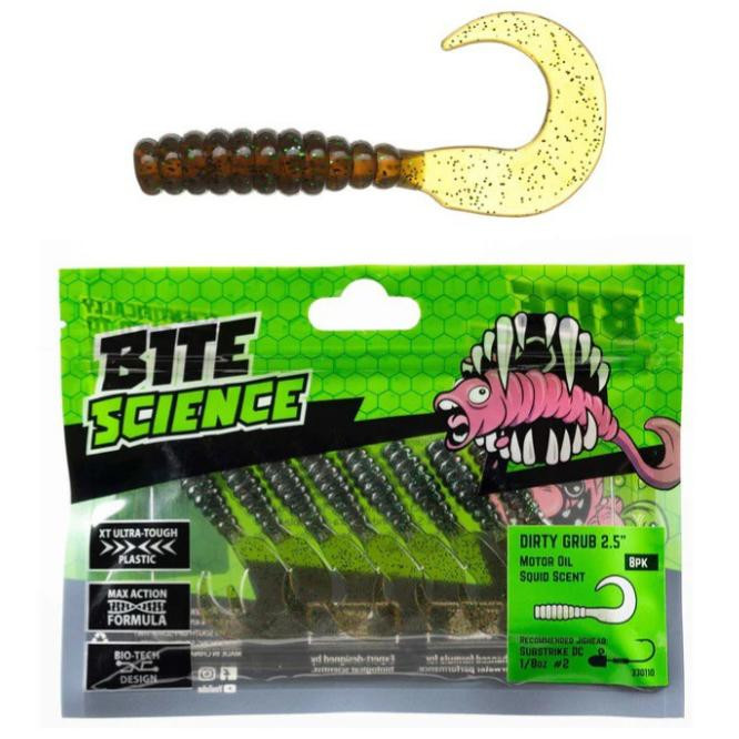 Bite Science Dirty Grub 2.5in & 4in