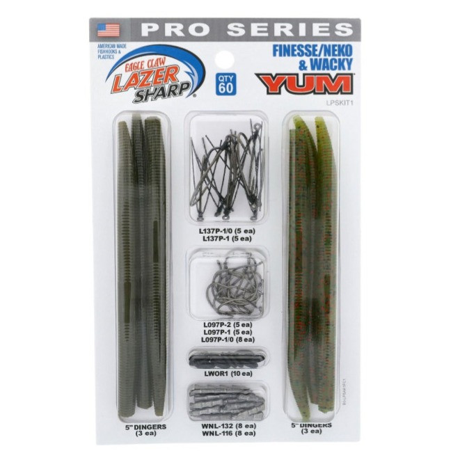 Eagle Claw/Yum Finesse/Neko & Wacky Jig Kit
