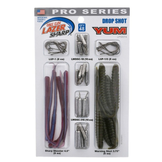 Eagle Claw/Yum Drop Shot Kit 48 piece