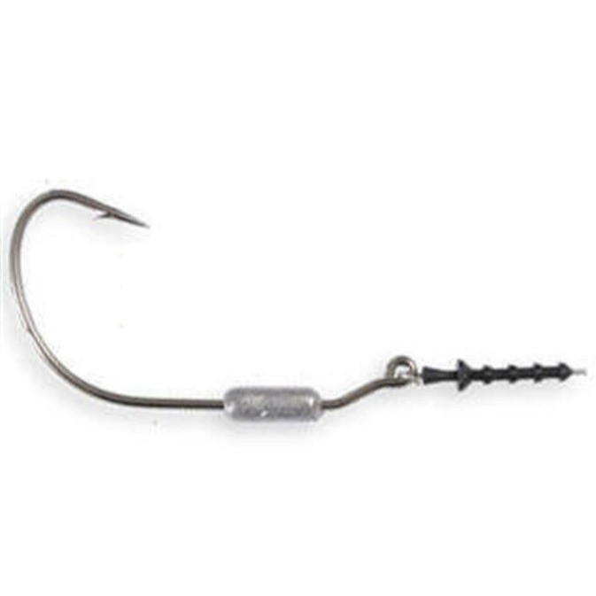 Mustad Power Lock Plus Worm Keeper Weighted Hook