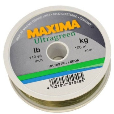 Maxima Ultra Green Mini Spool 110yd/100m