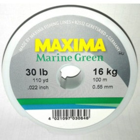 Maxima Marine Green Mini Spool 110yd/100m