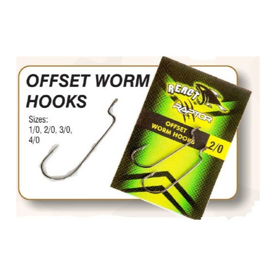 React Raptor Offset RB Worm Hook