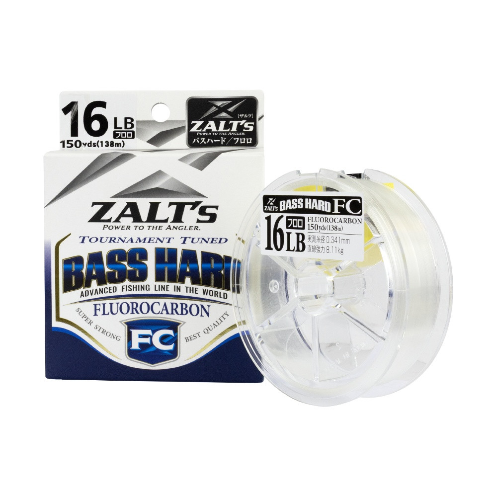 Zalts Bass Hard Fluorocarbon (Clear) 138m