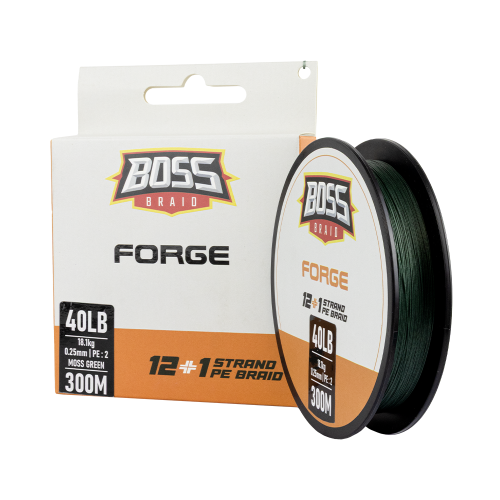 Boss Forge 12+1 Green X13 Braid 300 m