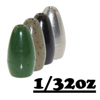 1/32oz Tungsten Flipping Weights