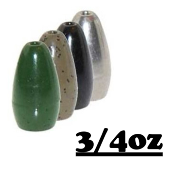 3/4oz Tungsten Flipping Weights
