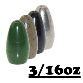 3/16oz Tungsten Flipping Weights