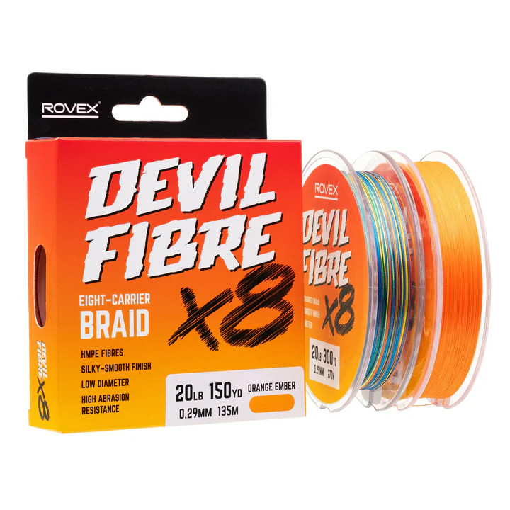 Rovex Devil Fibre 8x Braid  135m/270m