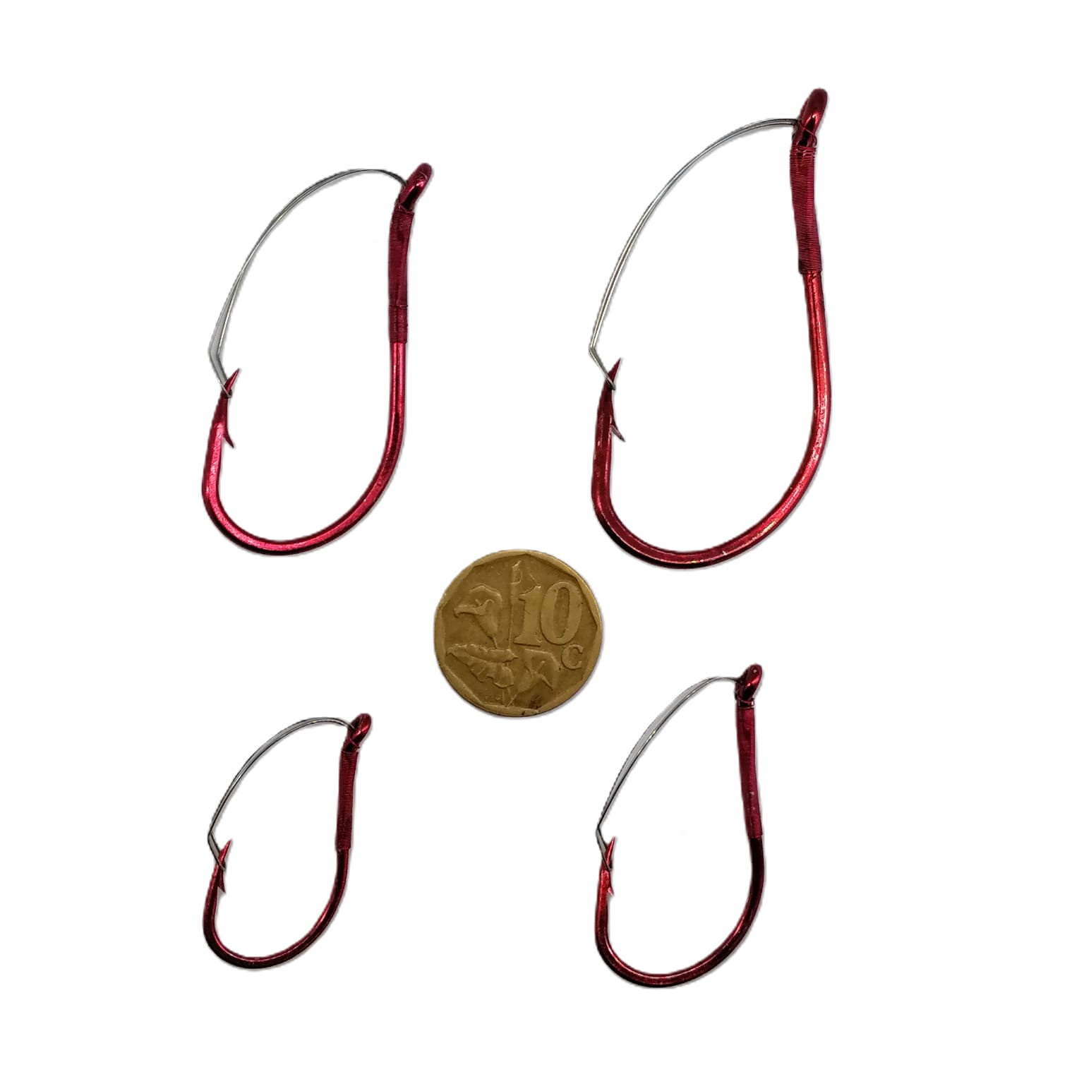 CMF Bass Weedless Octopus Red Hooks