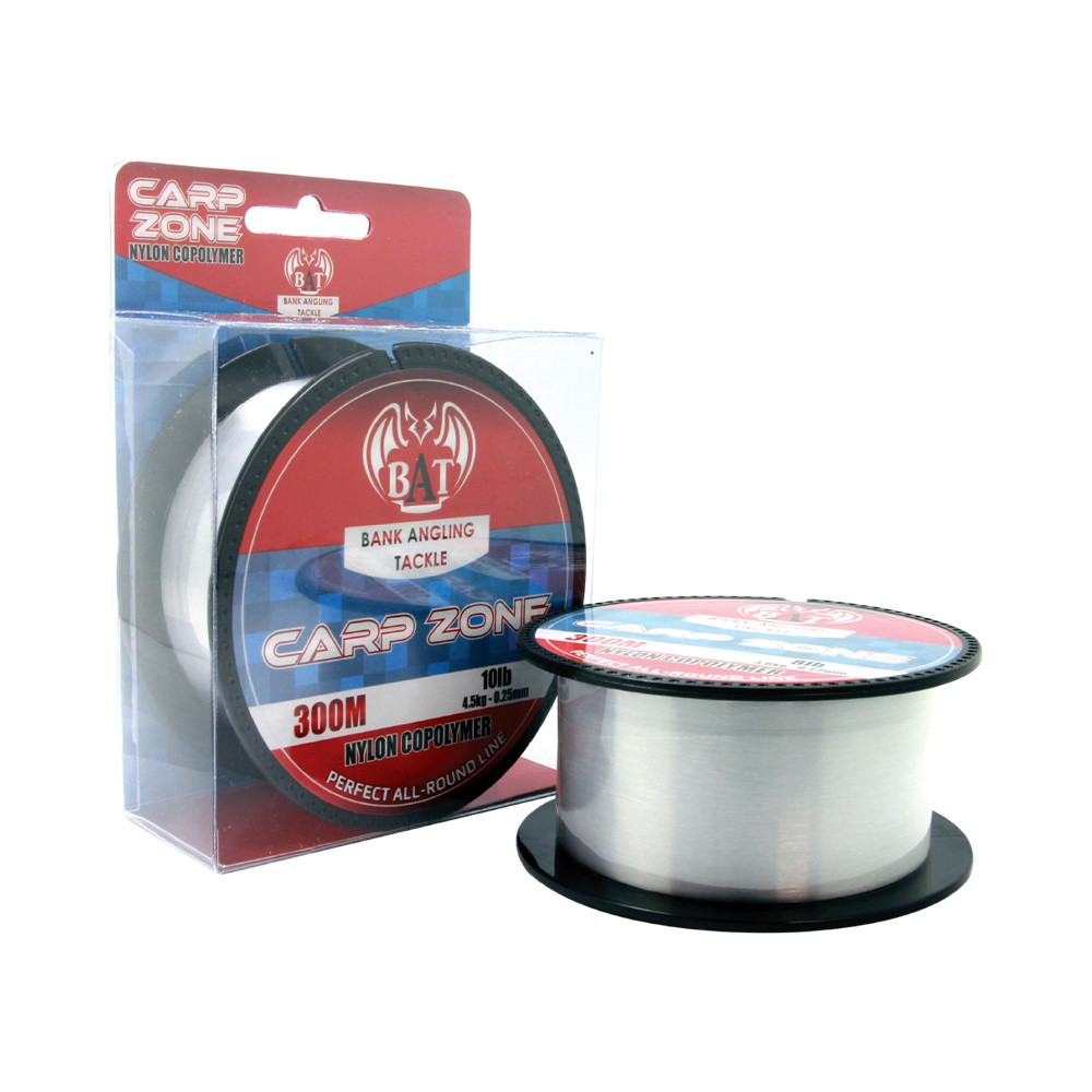 B.A.T Carp Zone Clear 300m Nylon Copolymer Fishing Line